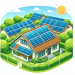 지속 가능한 에너지를 사용하는 가정의 사례