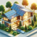 재생 가능 에너지를 사용하는 친환경 주택